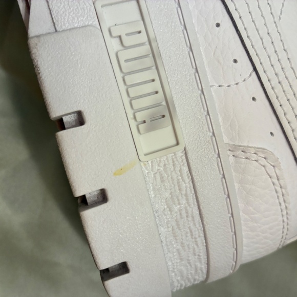 Puma Women's Mayze Mis Platform White Lace Up Sneakers Size 6.5 Worn Once VGUC+ - Picture 9 of 15